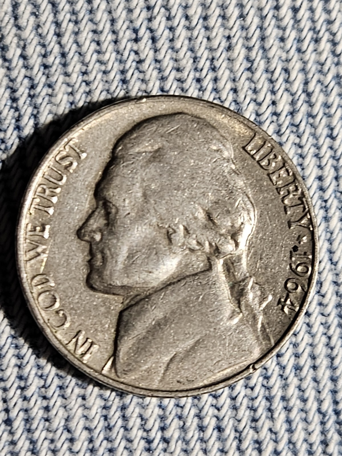 1964 D Nickel Errors Filled In Mint Mark "D" DDR