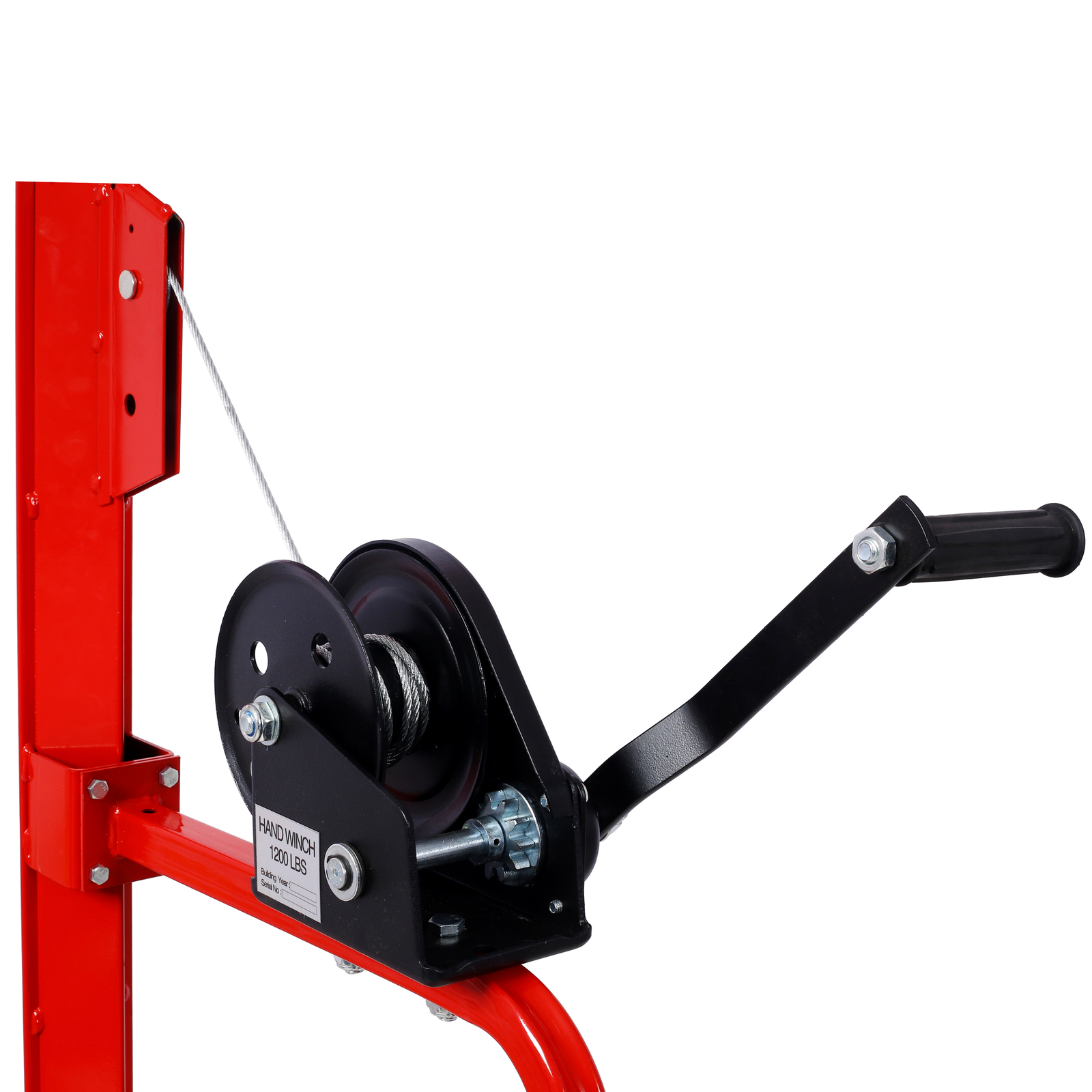 16ft Drywall Lift Hoist Panel Lifter Jack Tool 150lb Capacity Rolling Caster