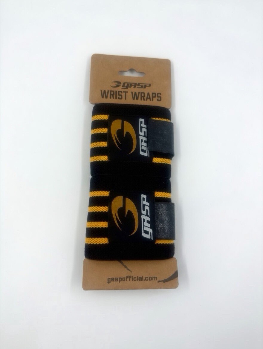 GASP Hardcore Wrist Wraps Bodybuilding Weightlifting NEW