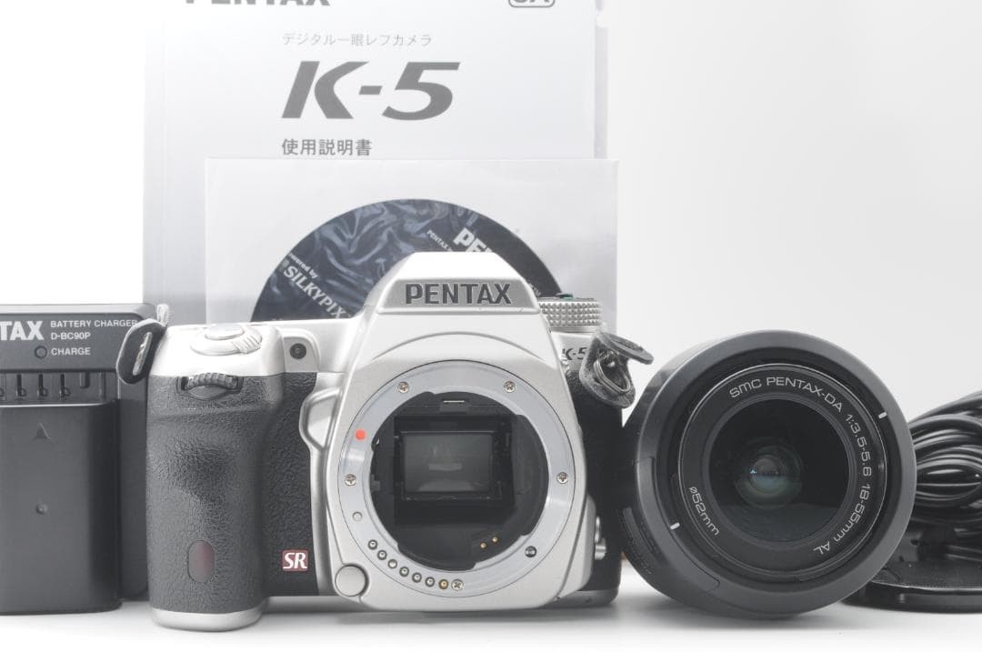 Shutter Count: 7239 Pcs PENTAX K-5 Premium Silver Edition