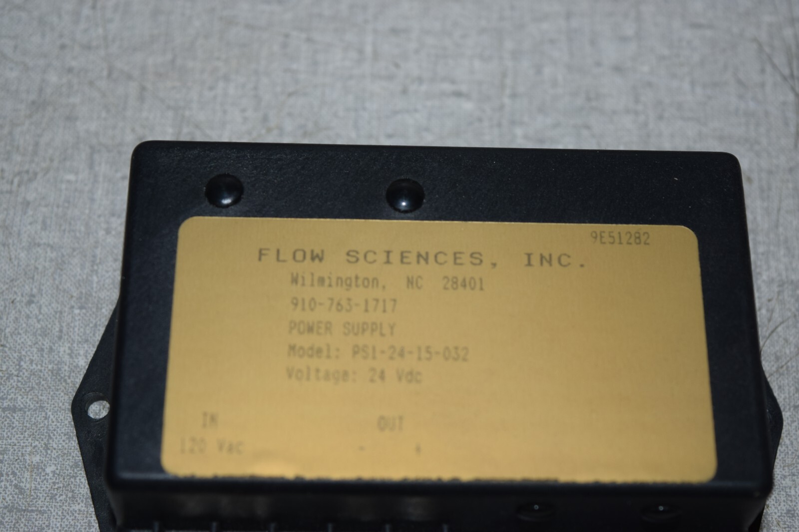 Flow Sciences PS1-24-15-032 Power Supply