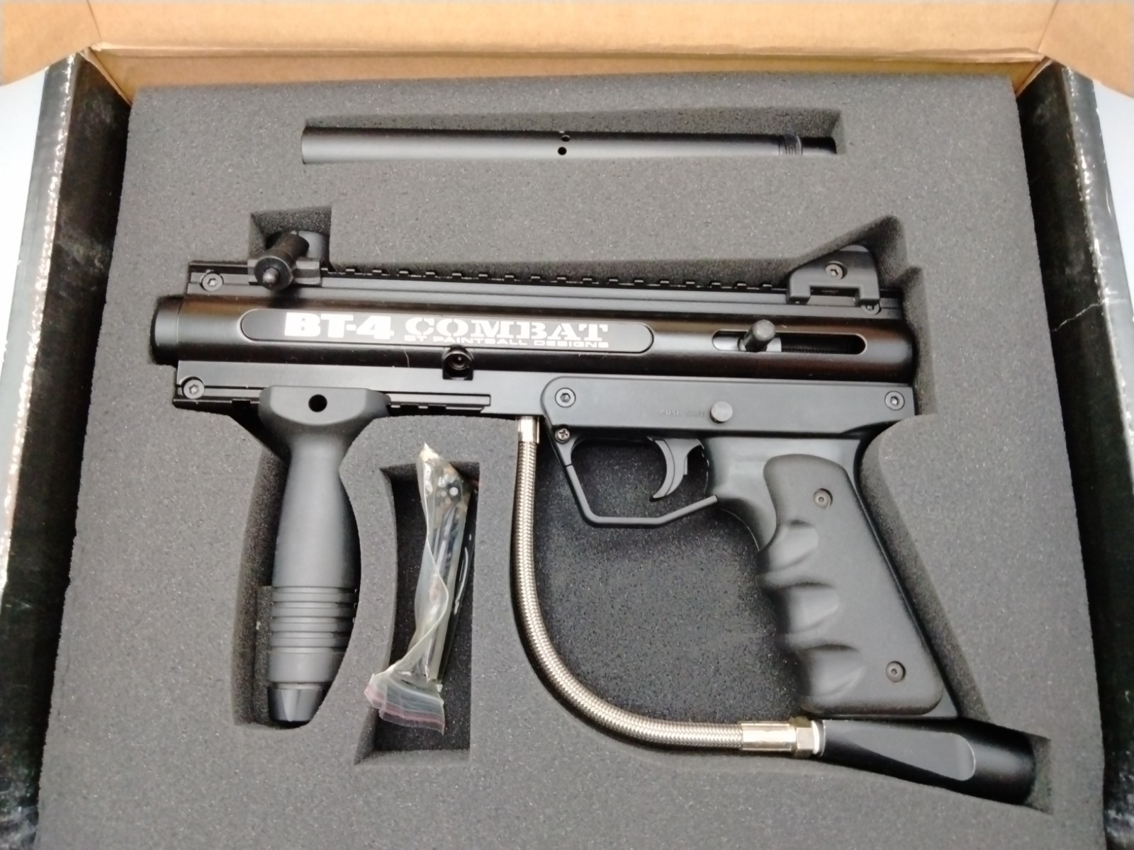 Paintball Designs BT-4 Combat Paintball Marker Black In Box