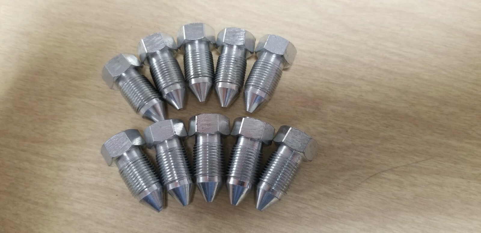 High Pressure Fitting 12 x 1 mm Hex Head Pipe Plug 6000 PSI Rated (package of 10