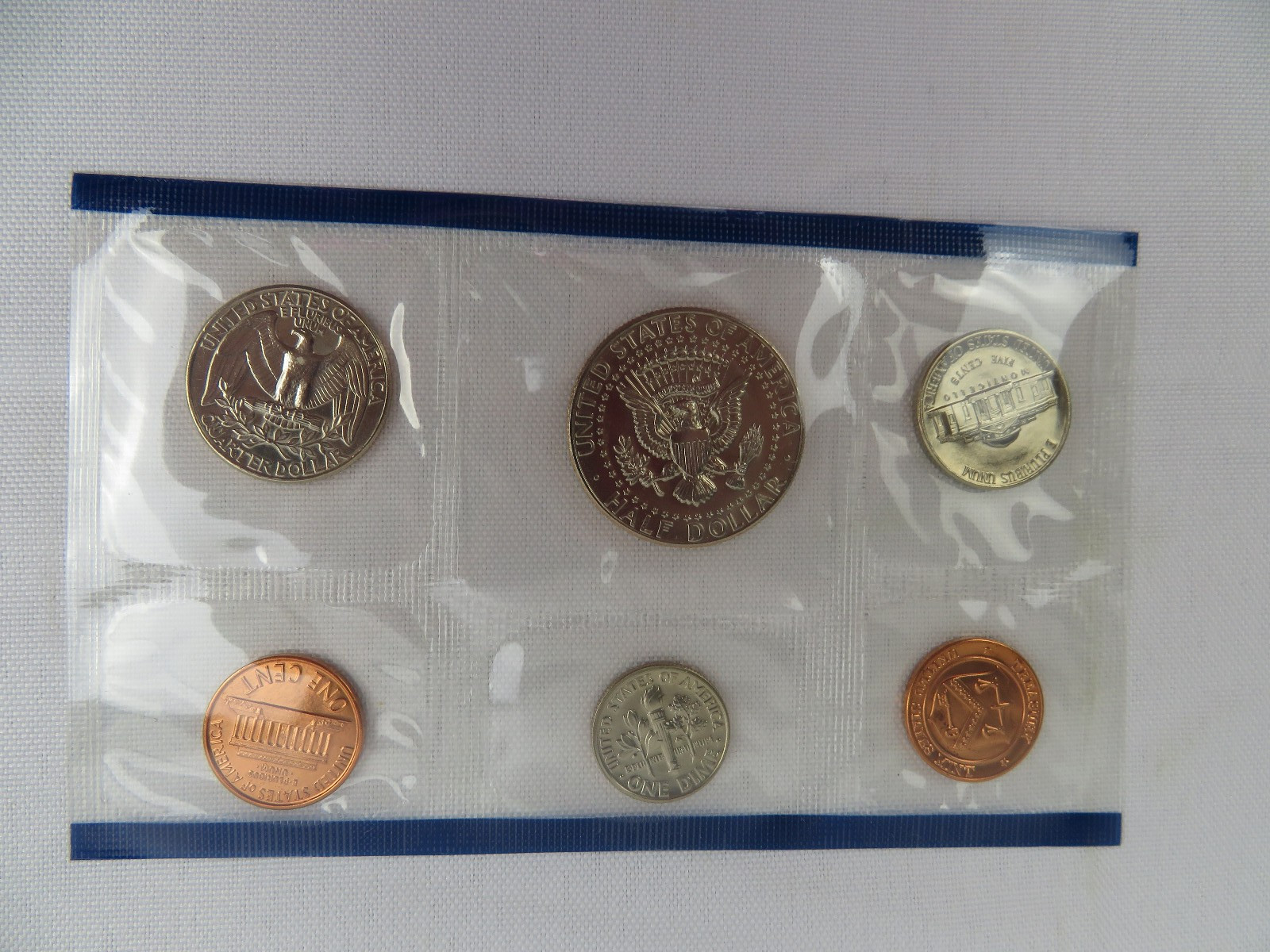 1987 Uncirculated P 6 Coins in Sets