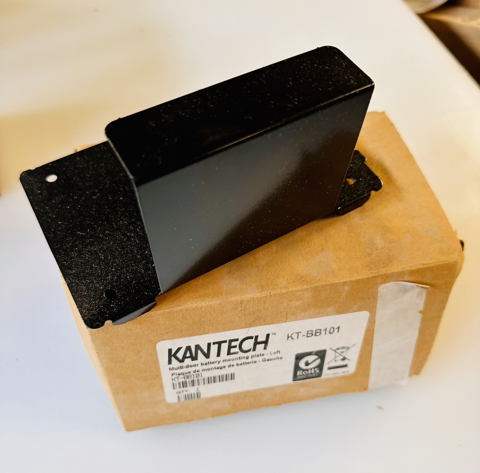 Kantech KT-BB101 Battery Mounting Plate-Left
