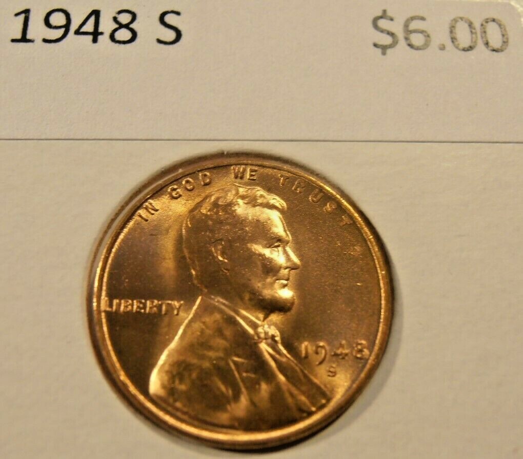 1948 S Lincoln Cent - BU from a nice roll