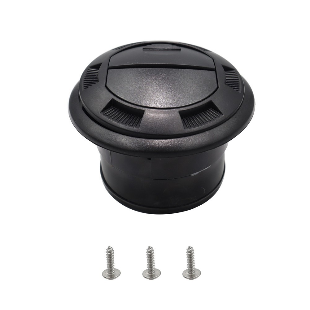 75mm Diesel Heater Duct Hose Pipe Air Vent Outlet Closeable Rotatable Black