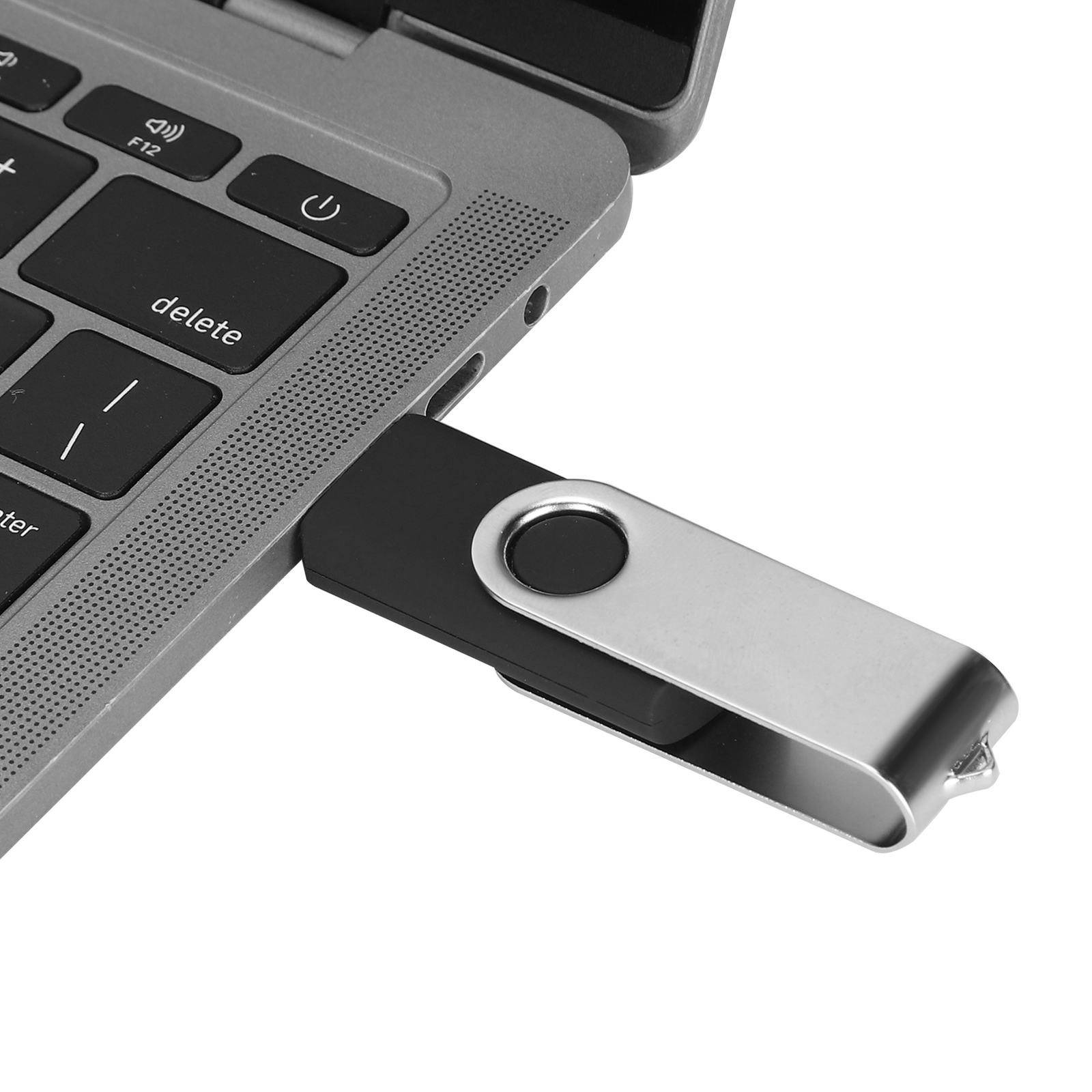 USB Flash Drive Candy Black Rotatable Portable Storage For PC T