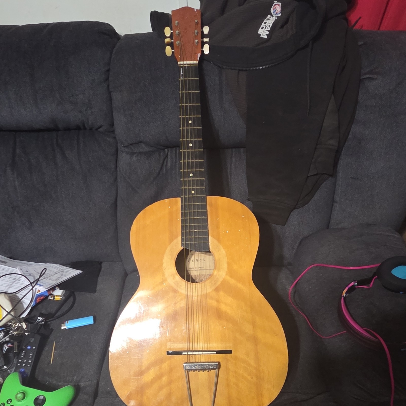 Tonex Classical Guitar 6 String Standard Body Natural Color Made in Japan
