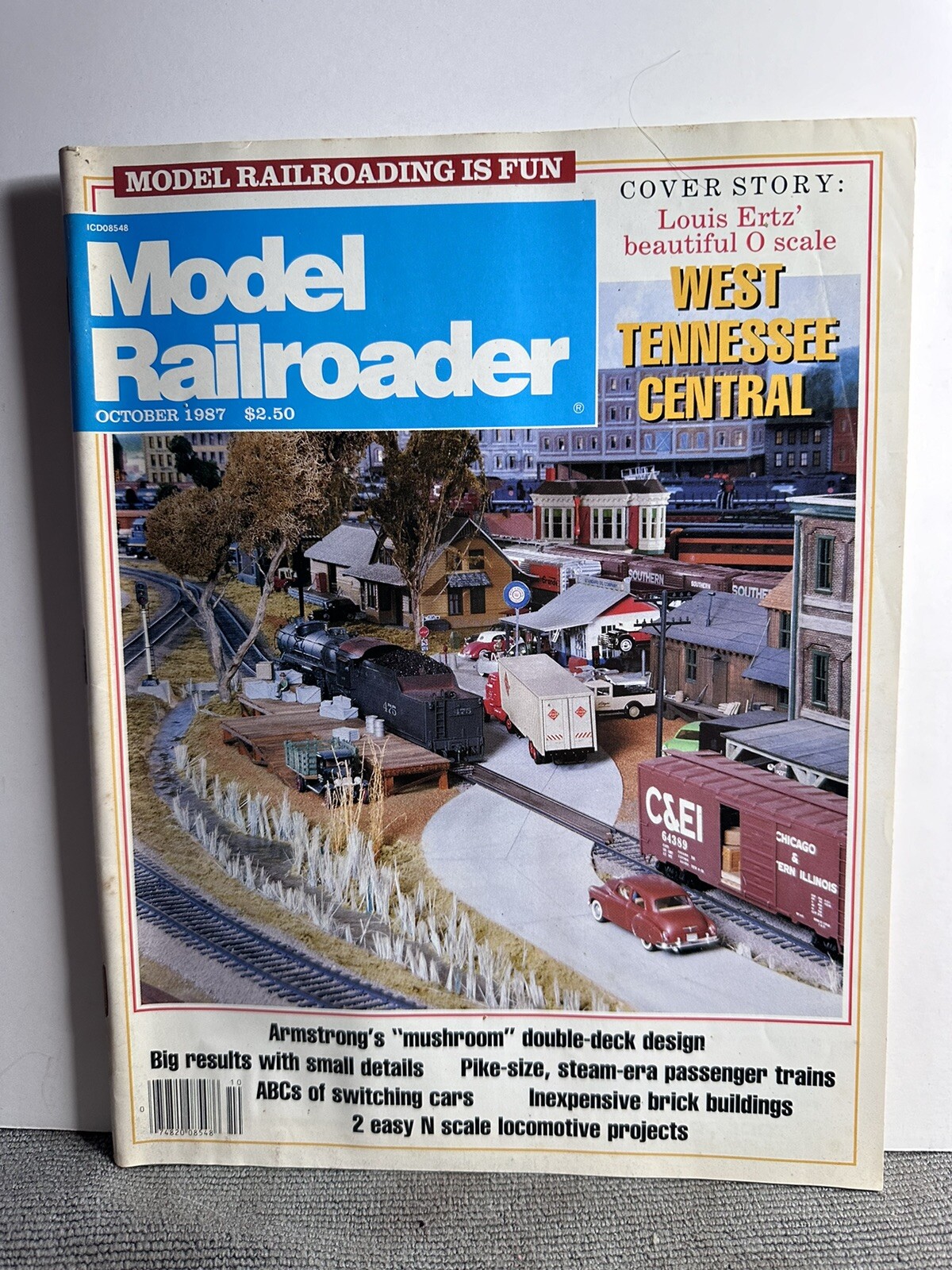 Model Railroader Magazine - October 1987 - Big Results With Small Details
