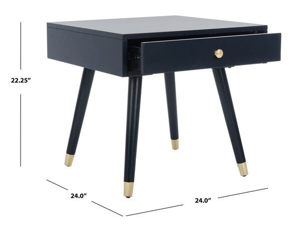 Safavieh LEVINSON GOLD CAP END TABLE, Reduced Price 2172708465 FOX6305C