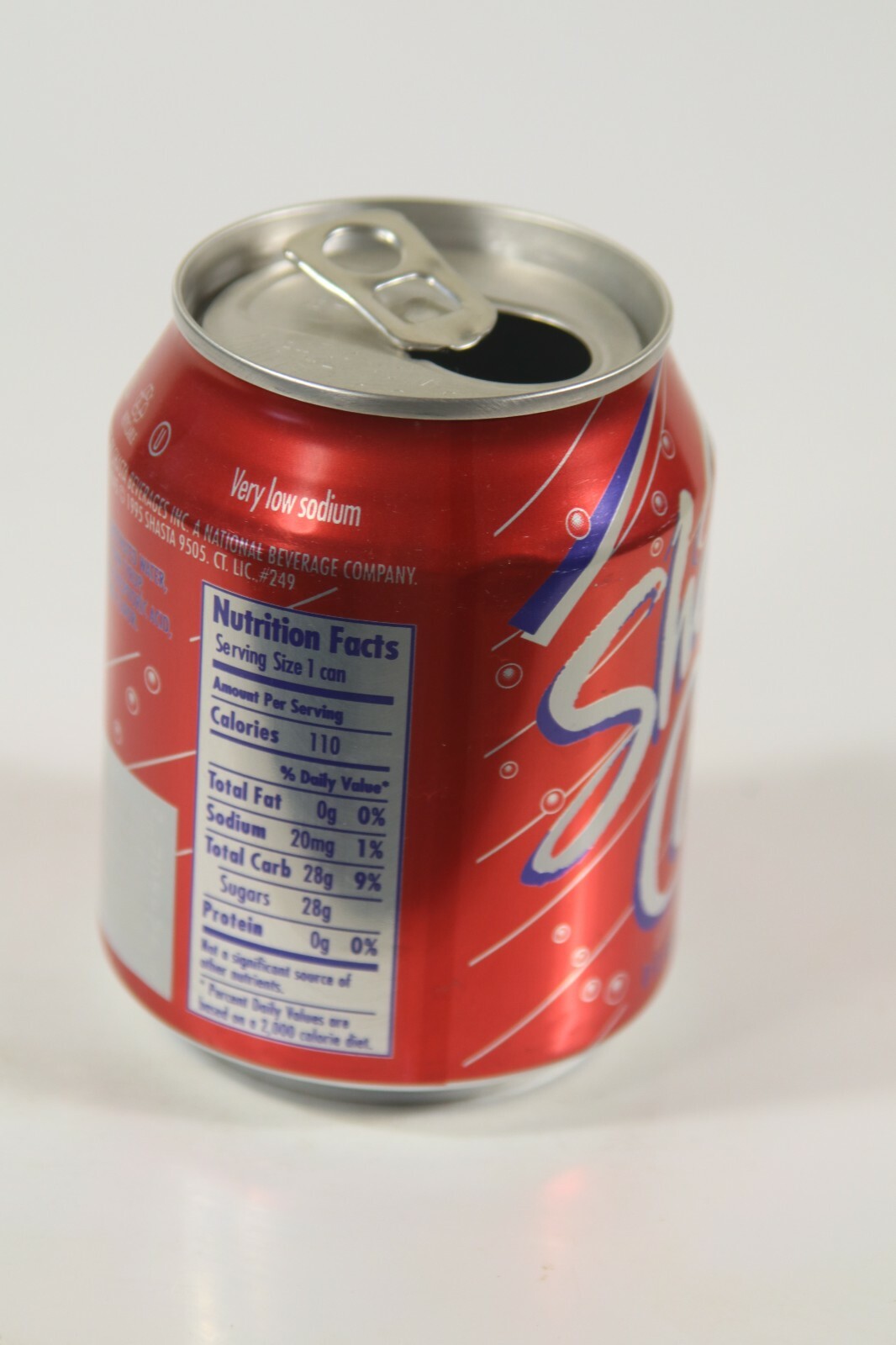 Shasta Cola Soda Can - 8oz
