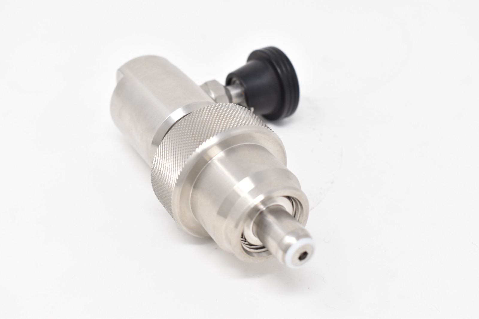 SCBA Firefighting Stainless CGA 347 Filler with Pushbutton Bleed