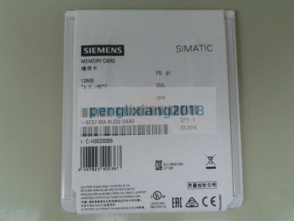1PC Siemens 6ES7 954-8LE02-0AA0 Memory CardNew