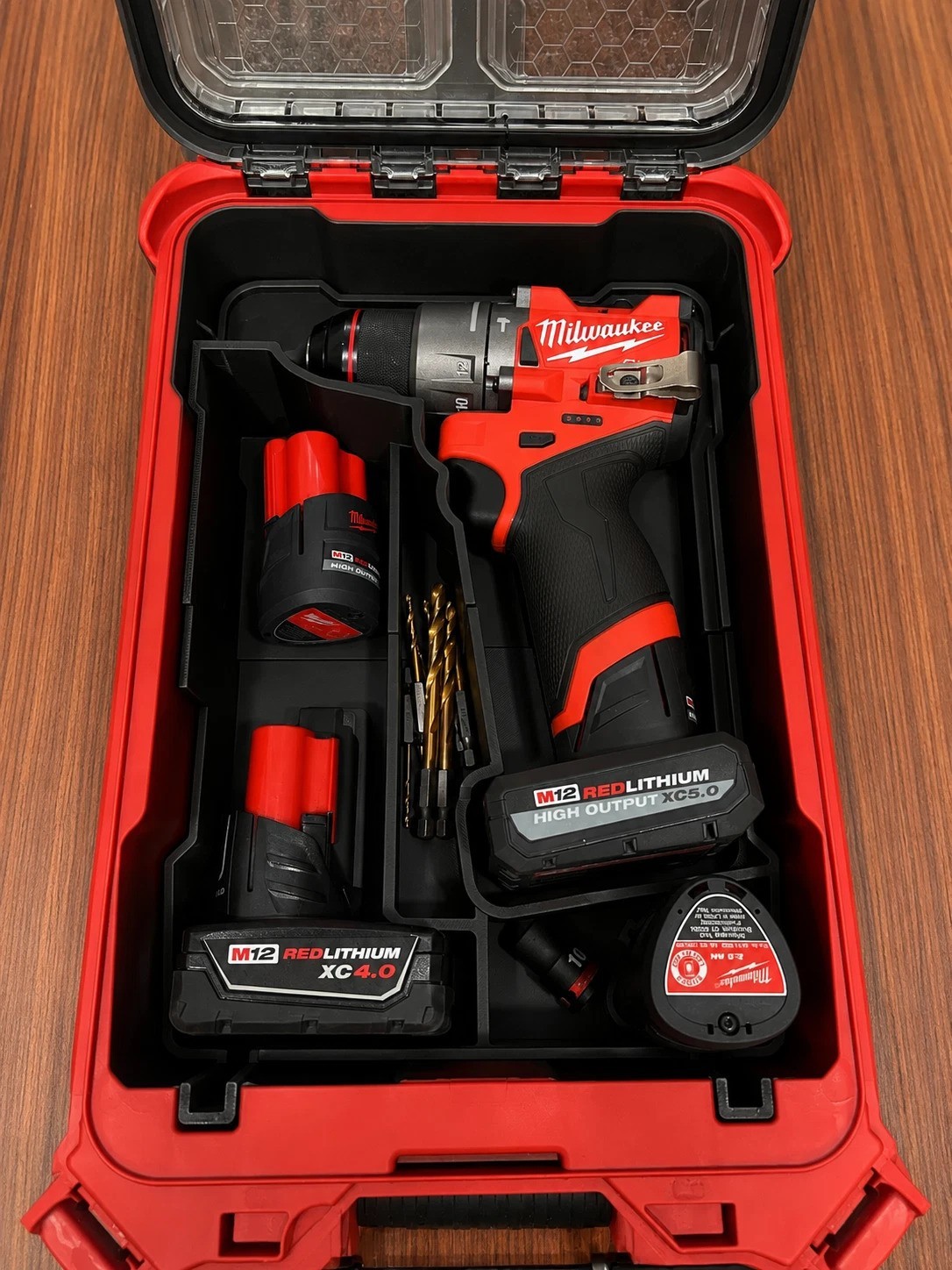 Milwaukee M12 Gen 3 Drill & Battery PACKOUT Insert