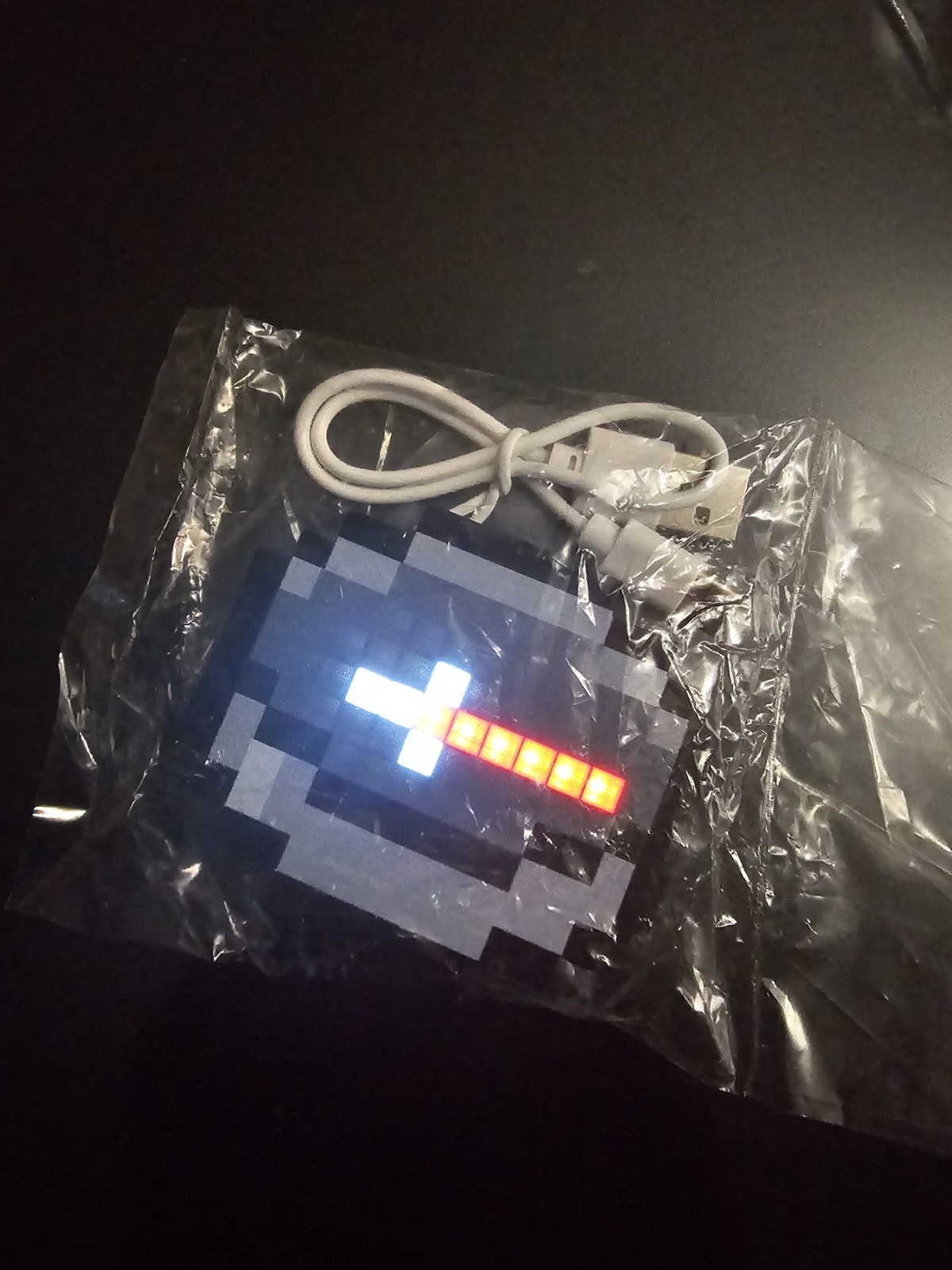 Minecraft Rechargeable Digital Compass With Charging Cable