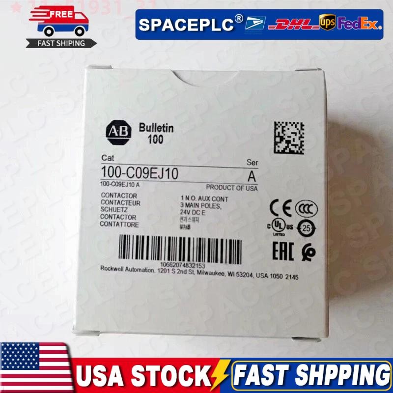 1PCS Brand New Allen Bradley 100-C09EJ10 IEC 9A Contactor 24VDC Fast Shippin