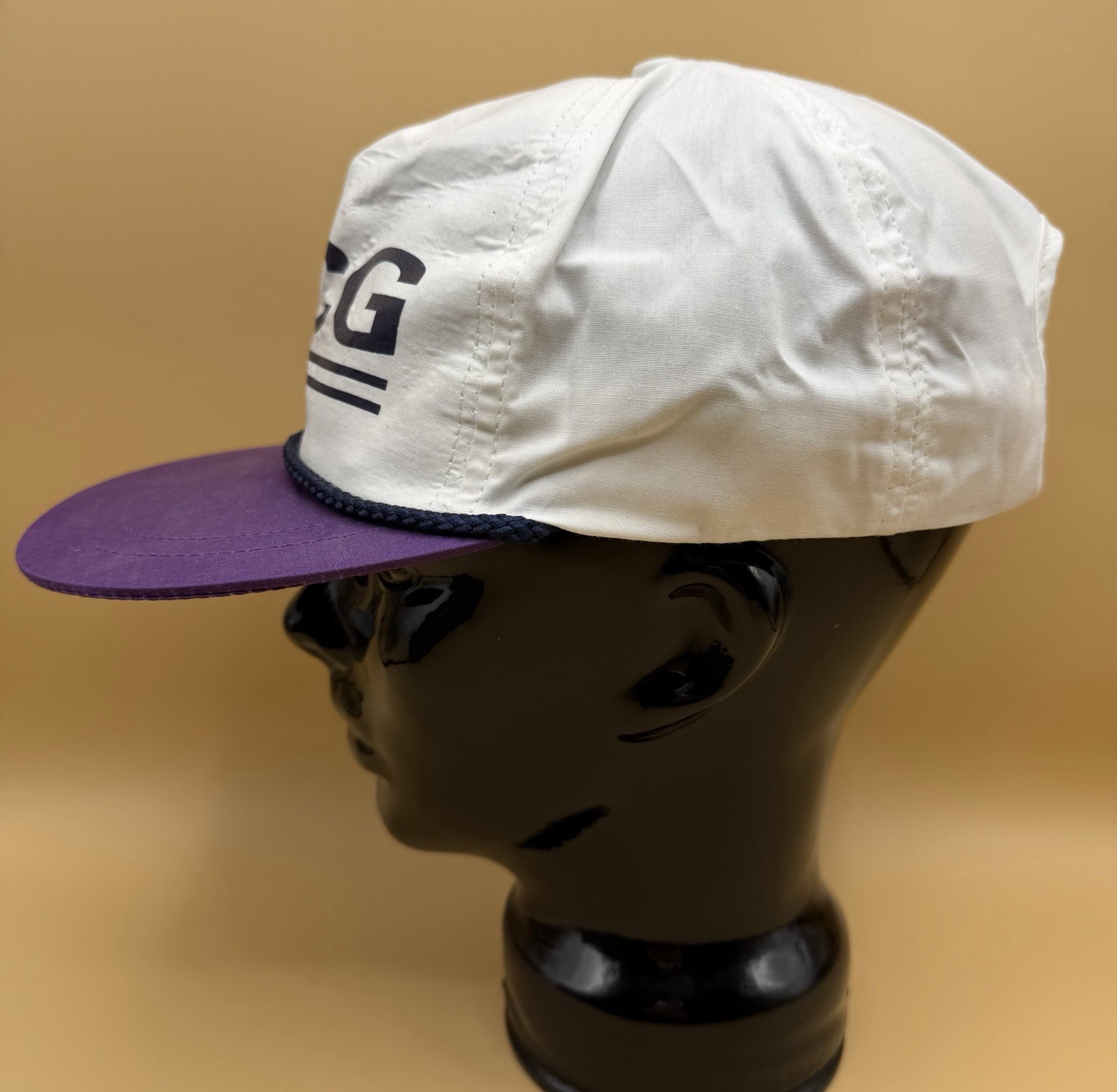 TCG Tool Competence Group Rope Vintage Hat Cap Purple White Snap Back Adjustable