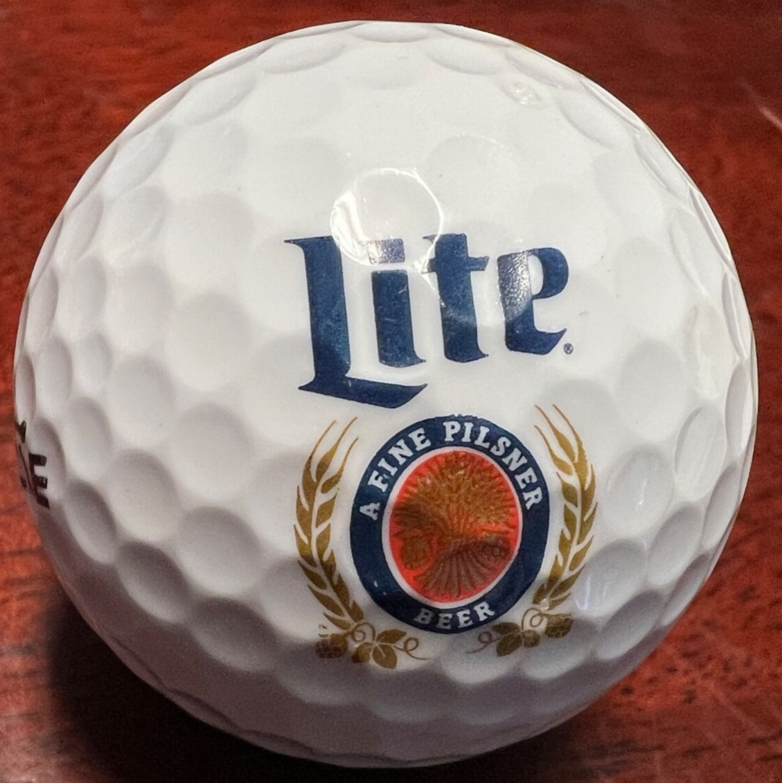 Pilsner A Fine Light Beer Logo Used Golf Ball (L-14-8) - 1ct (one)