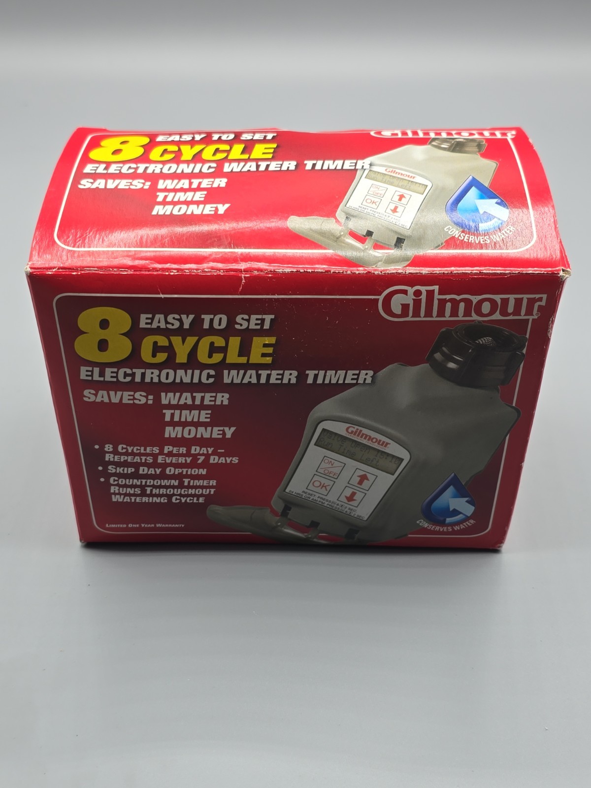 Gilmour 8 Cycle Easy To Set Programmable Electronic Water Timer 9408GF