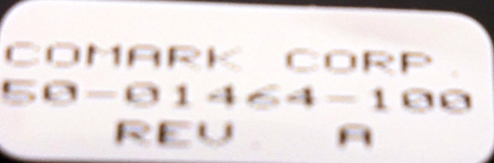 COMARK, DACPAC KEYBOARD FLAT MEMBRANE, 50-01464-100
