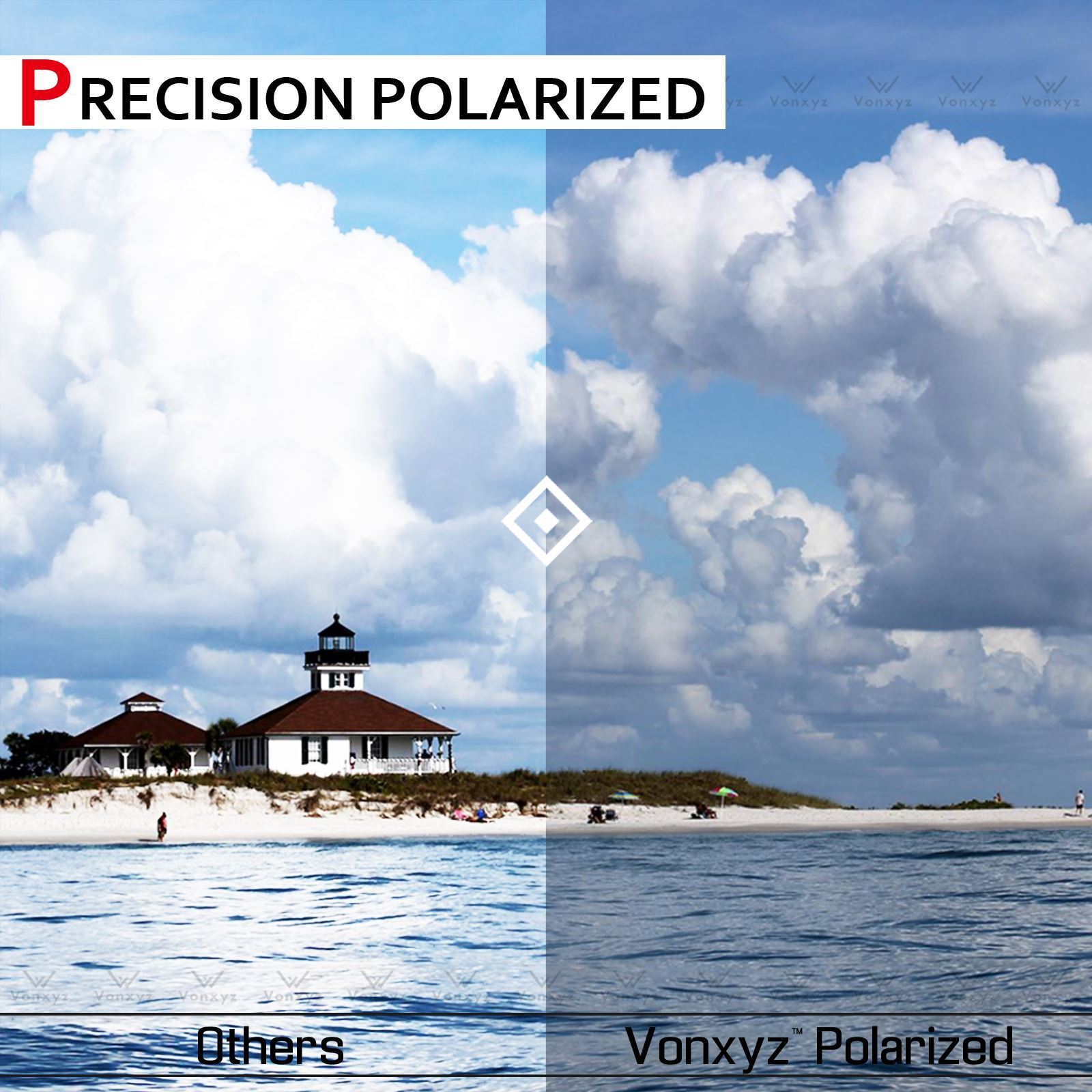 Vonxyz Polarized Replacement Lenses for-Arnette Fastball AN4202 Frame