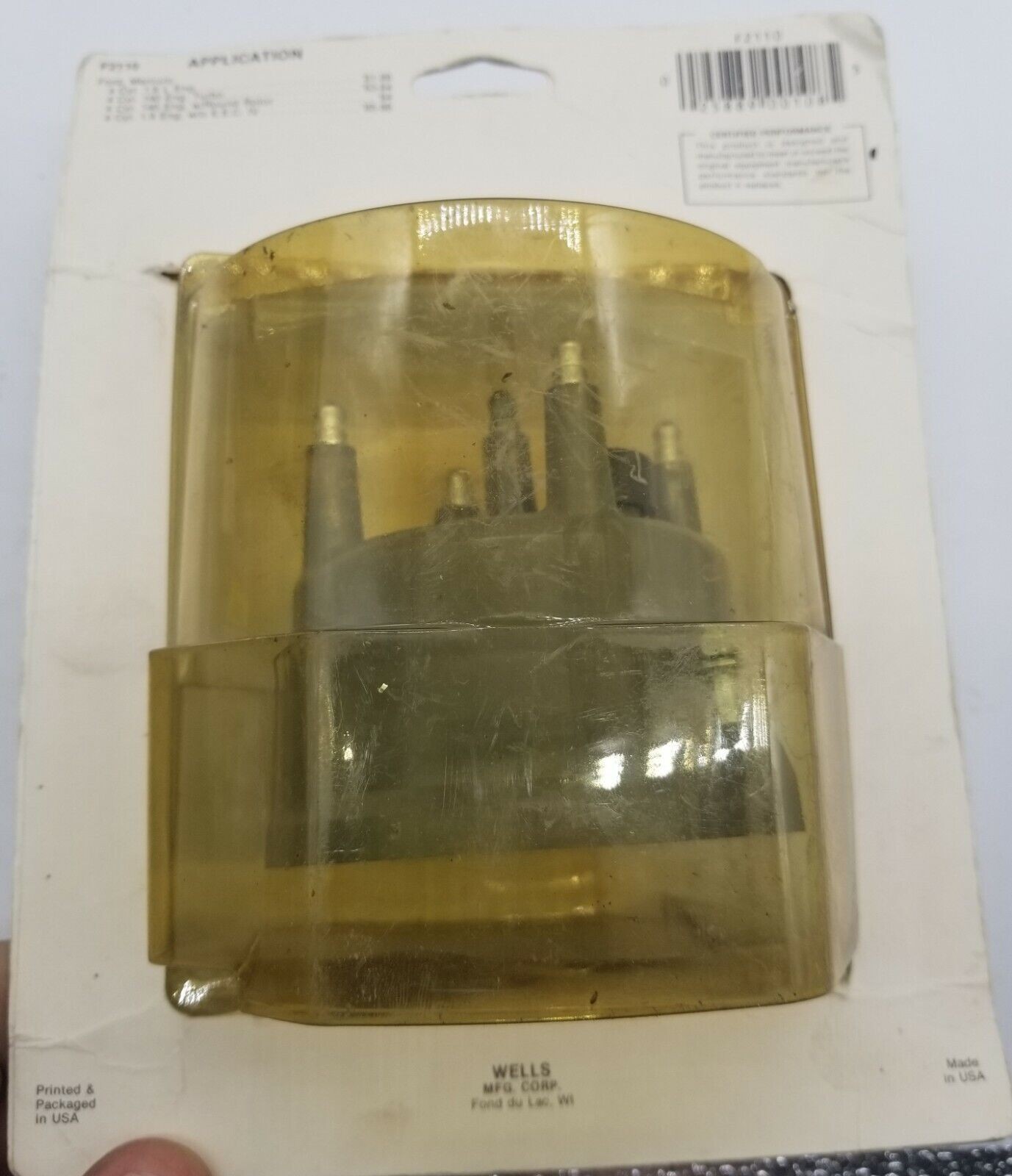 One(1) Wells F2110 Distributor Cap and Rotor Kit