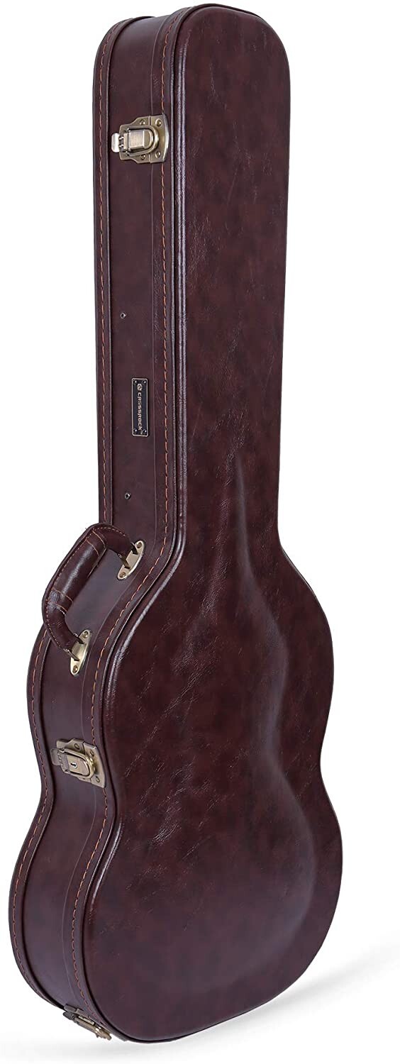 Crossrock Vintage Hard Case for Gibson SG and Similar Style Electric Guitars