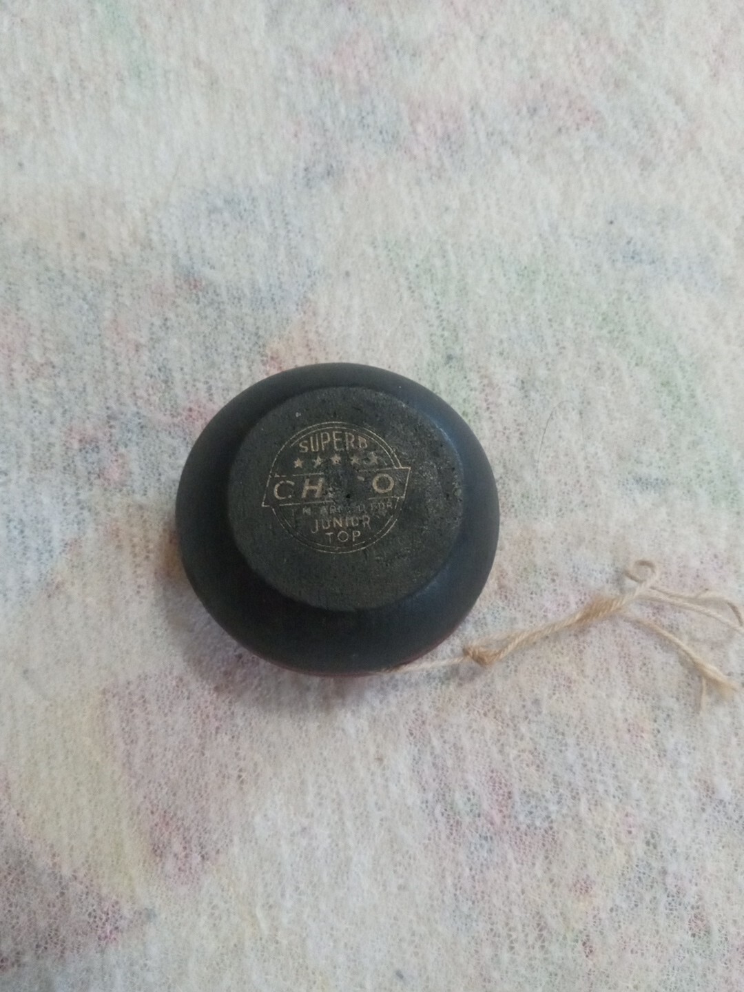 Vintage Superb Chico Yoyo Wooden Works Great USA Decent Red And Black Rare Htf
