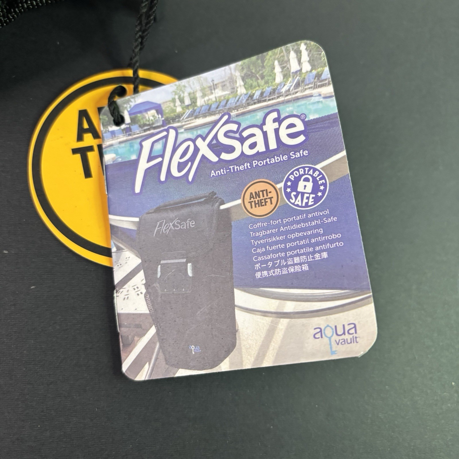 Flex Safe Aqua Vault Anti-Theft Portable Safe Combination Lock