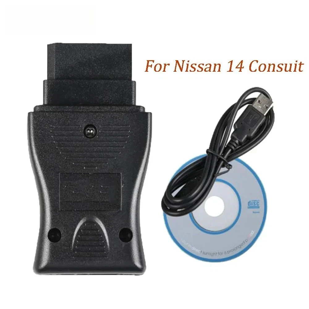 New 14 Pin Nissan Consult Interface USB Car Diagnostic OBD Fault Code Cable Tool