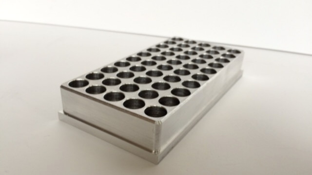 375 Ruger Ammo Reloading Block Solid Aluminum 32 rounds