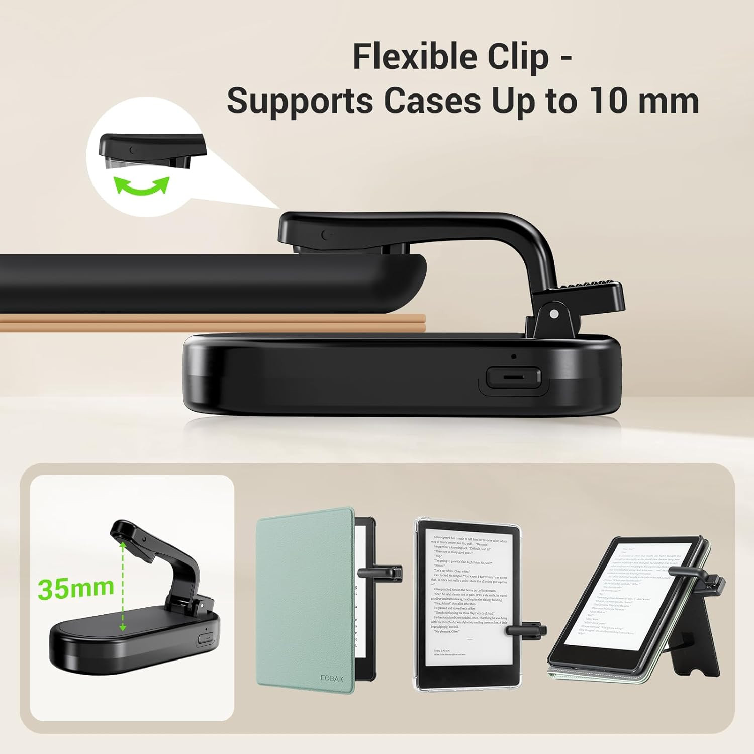 CoBak Remote Page Turner – Page Turning & Camera Remote Shutter for Kobo, E-Read