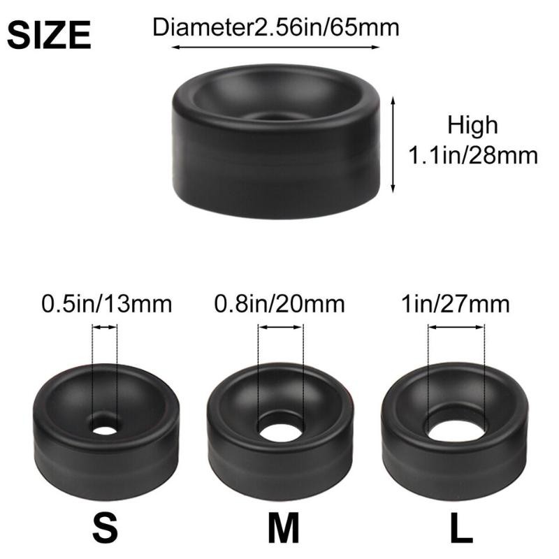 3PACK Universal Silicone Replacement Sleeve Cover for Penis Pump Vacuum Cylinder
