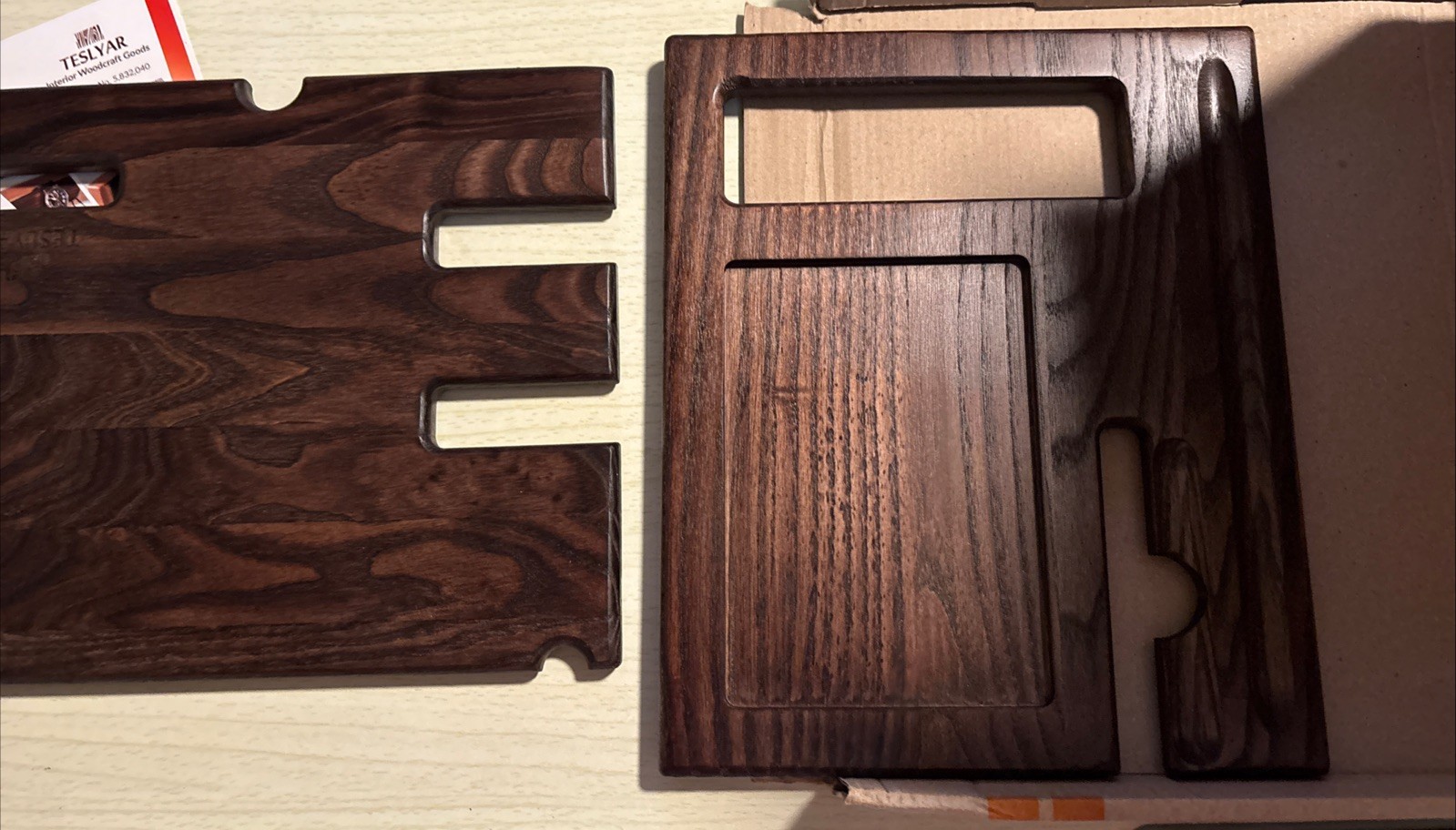 Teslyar Wood Desk Organizer