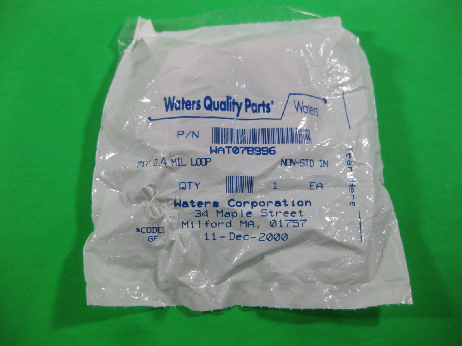 Waters Tubing 2.4ml Loop 717 -- WAT078996 -- New