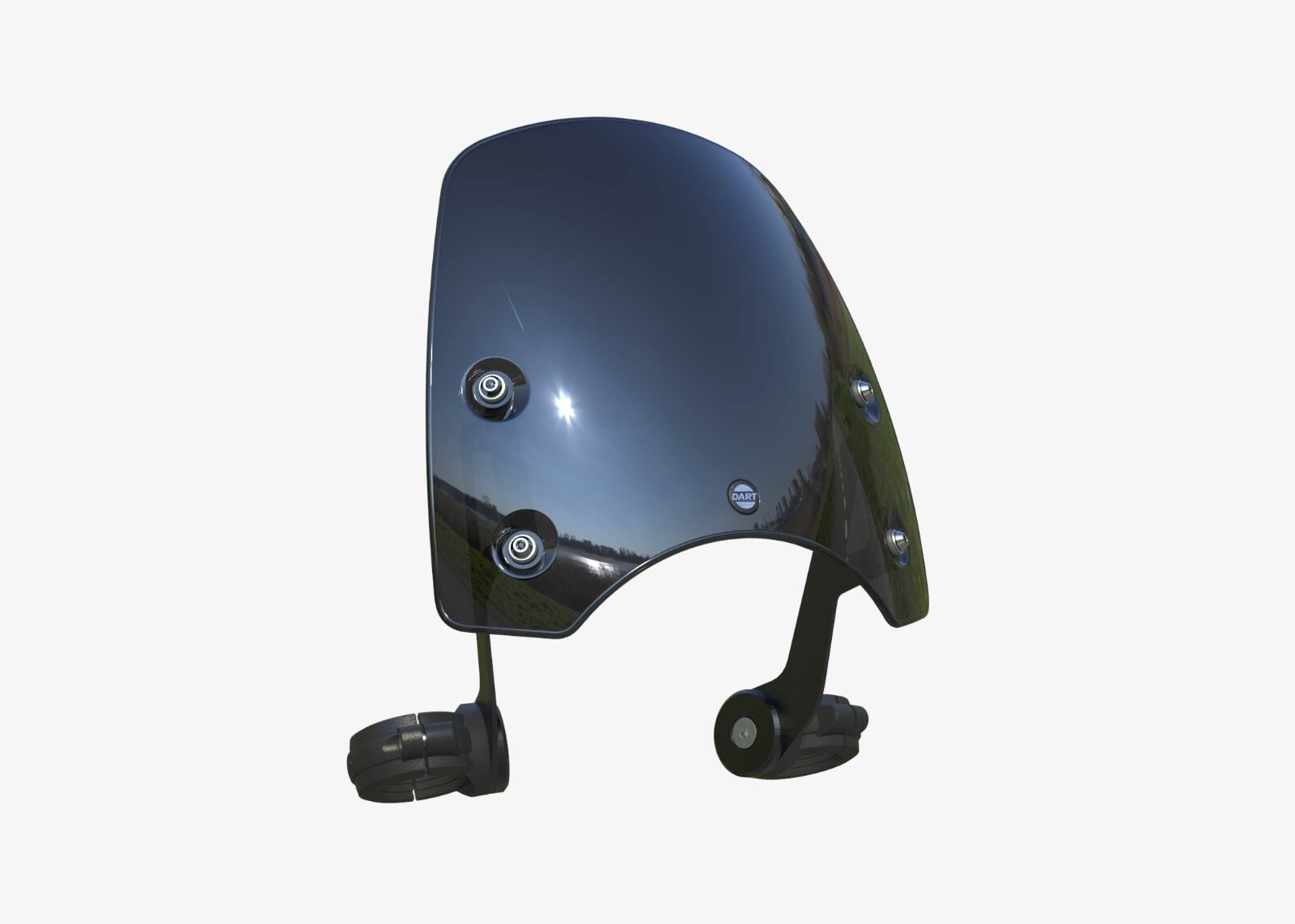 Genuine Dart Classic S3 Flyscreen-Triumph Speedmaster 1200 (47mm) Black