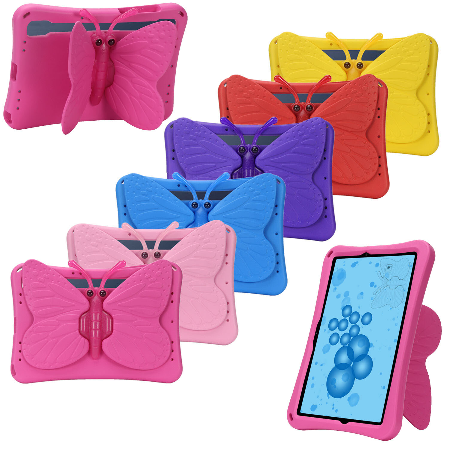 Kids EVA Foam Butterfly Stand Case Cover For Samsung Galaxy Tab A9 Plus X210 11"