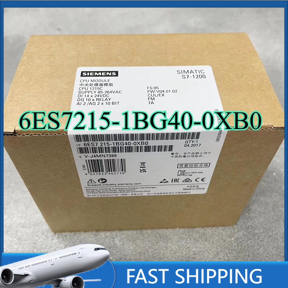 6ES7 215-1BG40-0XB0 NEW 1PCS Siemens 6ES7 215-1BG40-0XB0 One-year Warranty