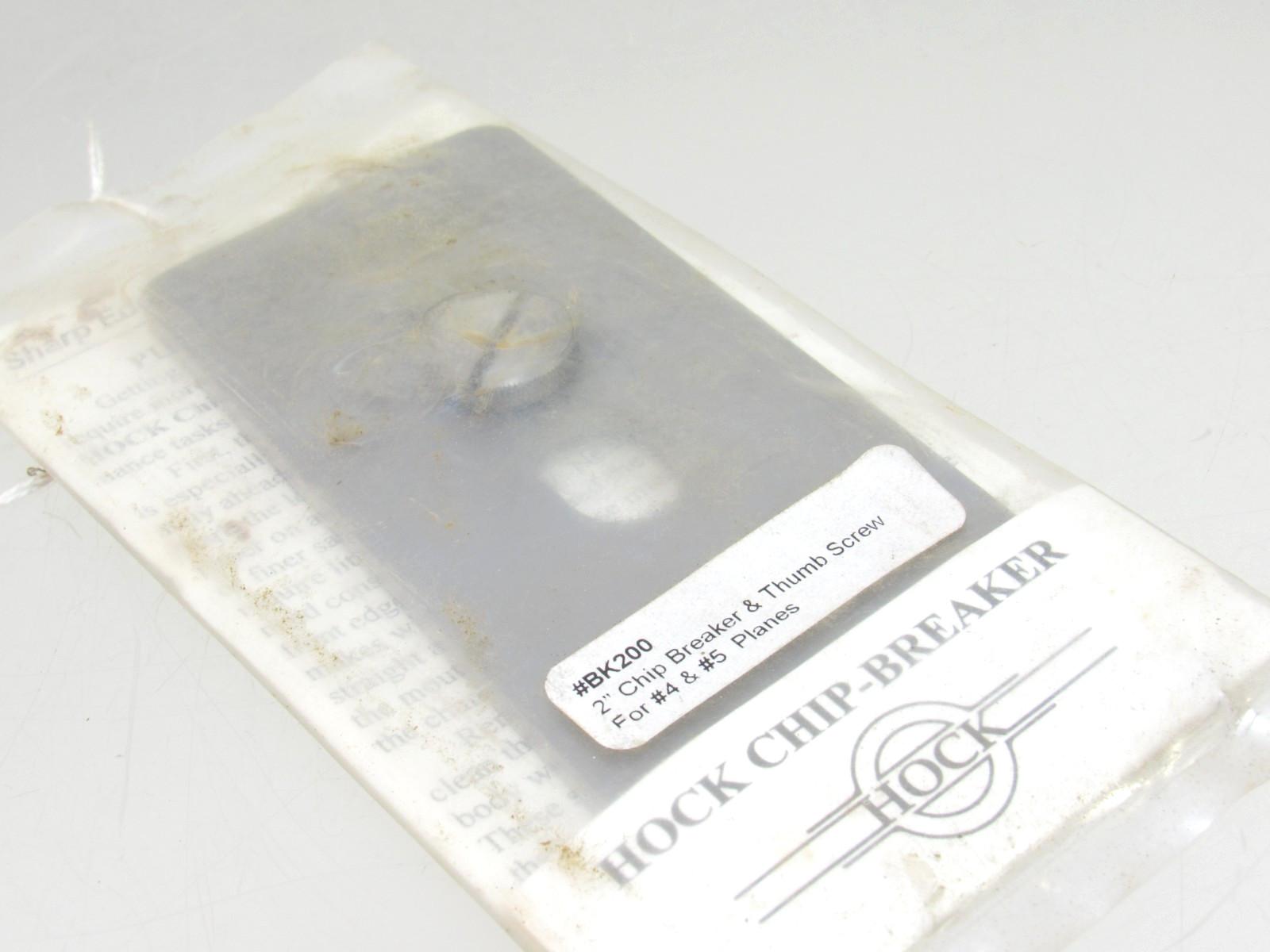 ORIGINAL HOCK 2" CHIP BREAKER AND THUMB SCREW BK200 TP83 T13972