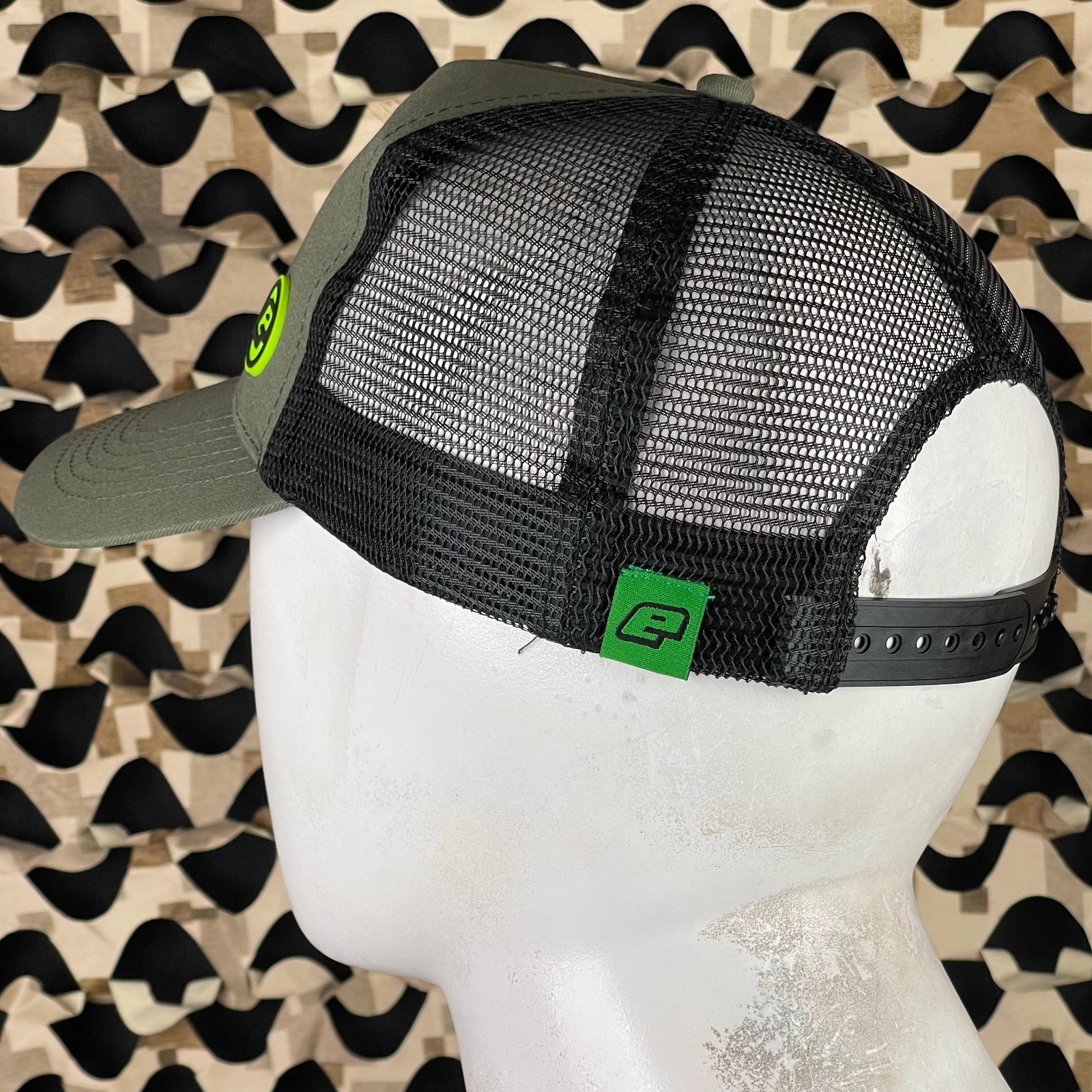NEW Planet Eclipse Duel Trucker Cap - Olive/Black