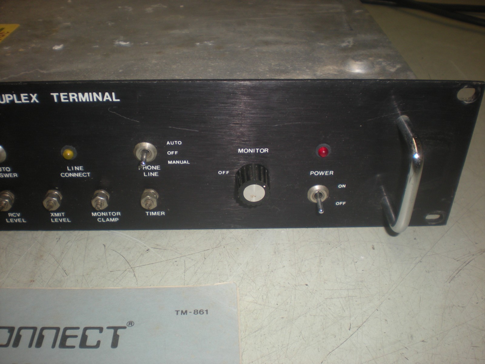 Vintage SYT Model 861 Automatic Duplex Terminal - Powers On and Emits 5 Beeps