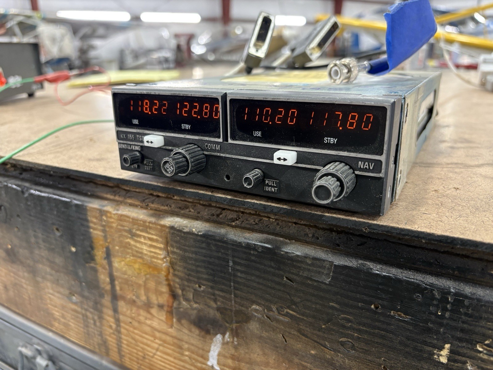 Bendix King KX 155 Nav/Com W/Glideslope 14 Volt (P/N 069-1024-42) Works Great