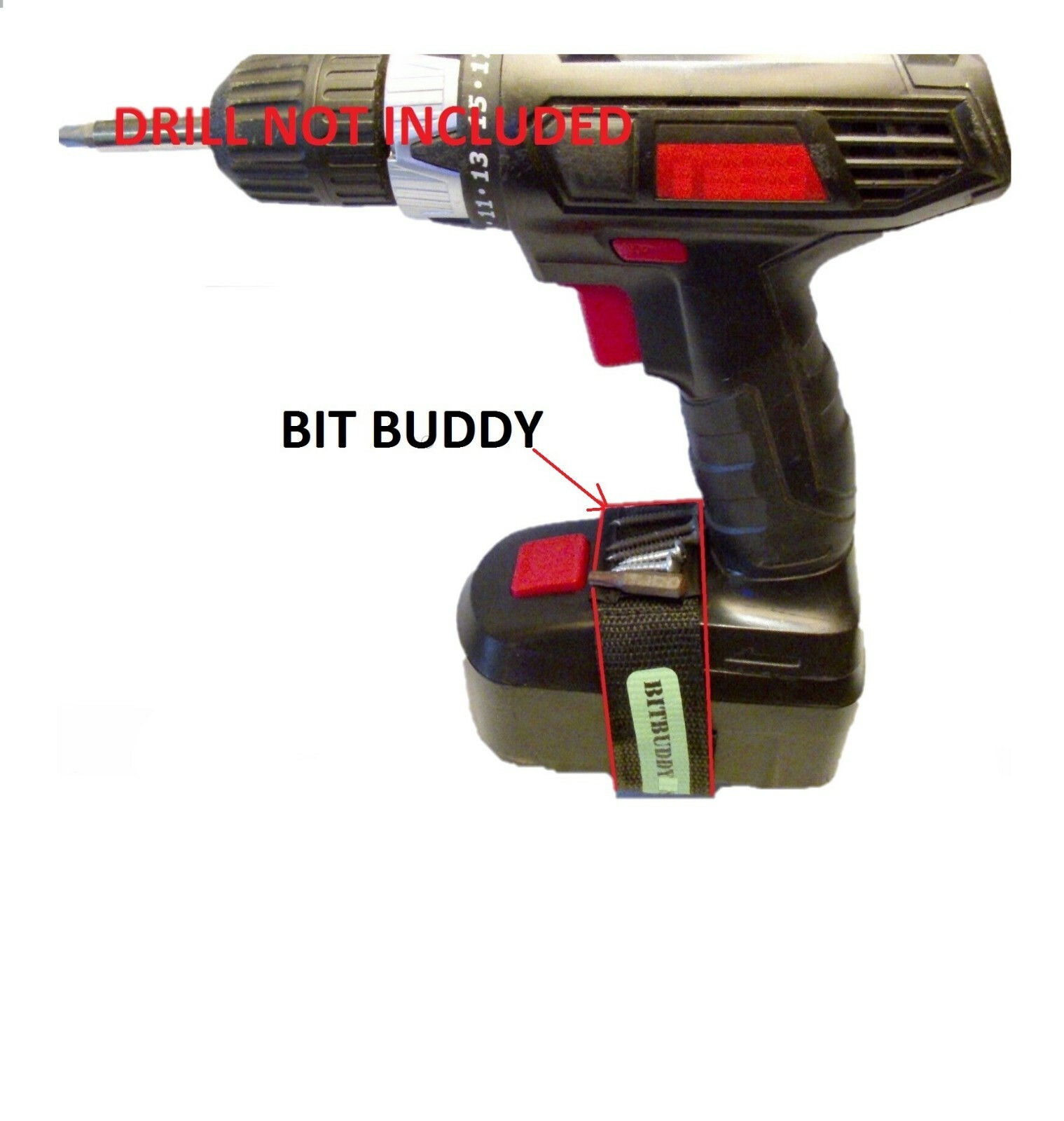 BIT BUDDY magnet bit holder for your drill STOP putting screws in your mouth!