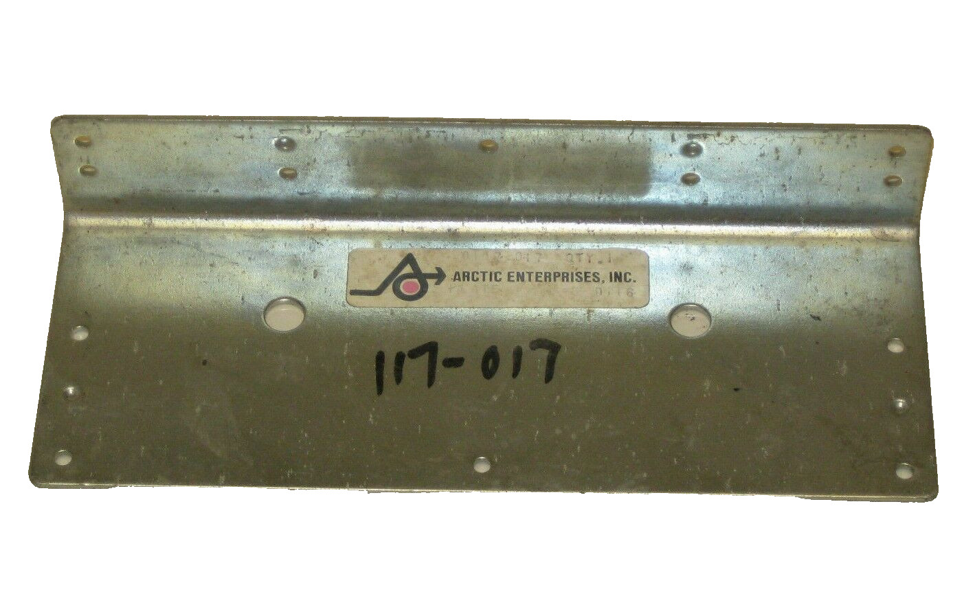 Arctic Cat 0117-017 Snowmobile Jag Plate Mtg Skid Frame Rear New Old Stock