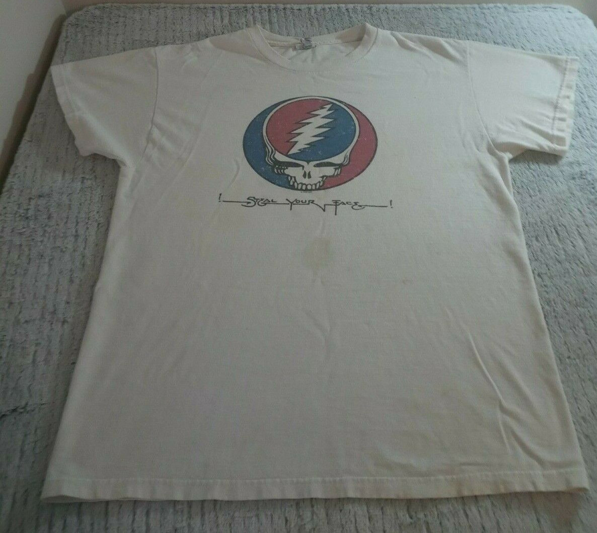 Grateful Dead T Shirt The Dead Steal Your Face ! 2009 Tour Tee White GDP M Vtg