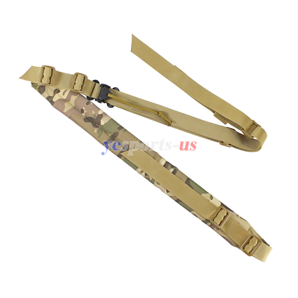 Tactical Sling 2 Points Sling Strap Adjustable with Shoulder Pad for Hunting
