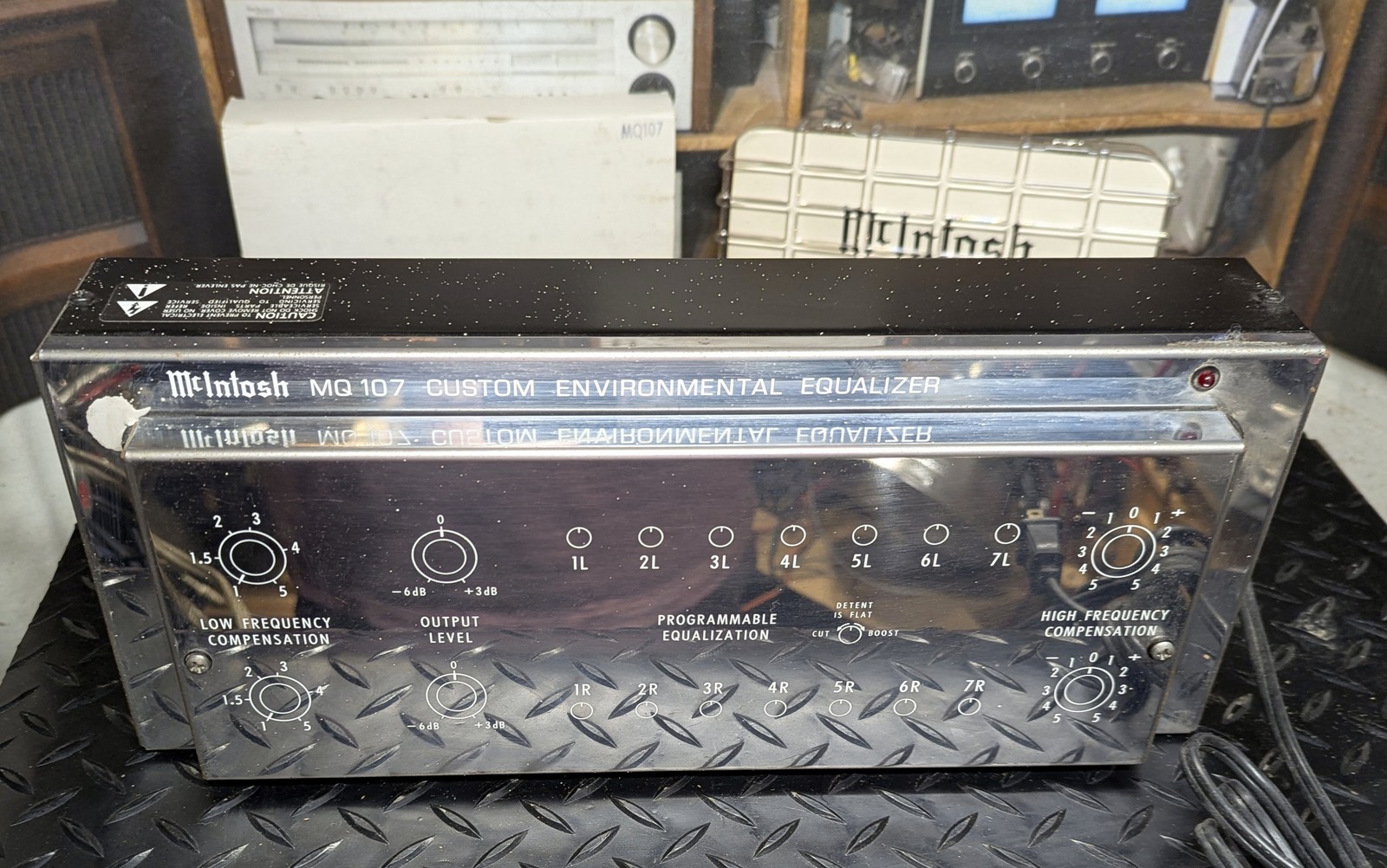 McIntosh MQ-107 custom environmental equalizer with capacitor kit