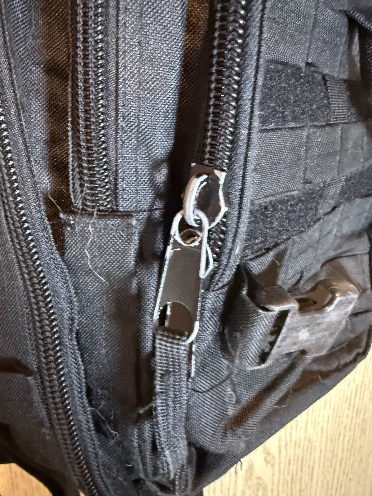 Flying Circle Small Black Military Utility Backpack Day Pack