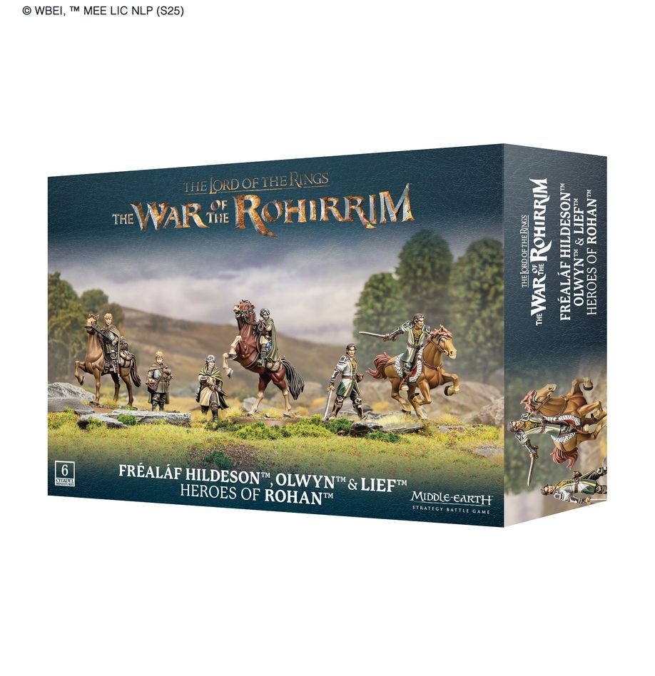 Frealaf Hildeson, Olwyn & Lief, Heroes of Rohan - LoTR - Brand New! 30-99